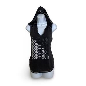 EVCR DON’T QUIT Hooded Muscle Top